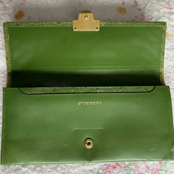 GIVENCHY Green Long Folding Wallet - Picture 12 of 16